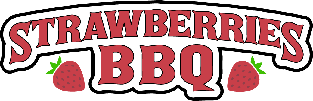 Strawberries BBQ Logo